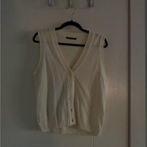 Brandy Melville Cream Knit Vest